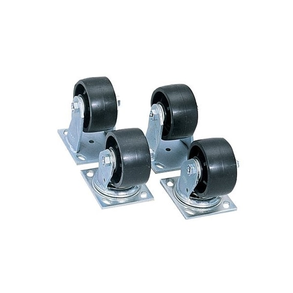 Casterhq Heavy-Duty Casters Heavy-Duty Casters 4 Piece Set, Size 4"- 2 T1O-NCT-OLS - main